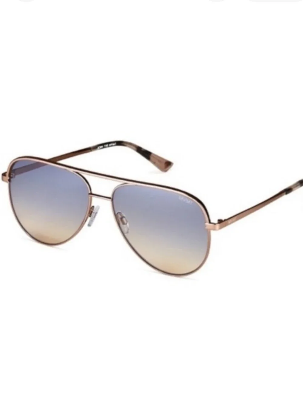 MVMT Maverick Sunglasses Rose Gold Leopard
